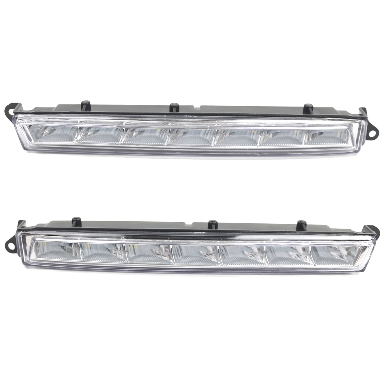 LED النهار تشغيل ضوء الضباب الخفيف لمرسيدس بنز X164 GL320/350/450/550 2009-2012 لمرسيدس بنز ML63 AMG W166 2011-2015 #2