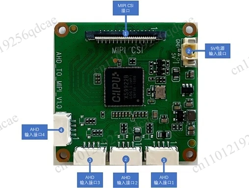 

4-Channel AHD to mipi adapter board/XS9922B adapter board/38 board