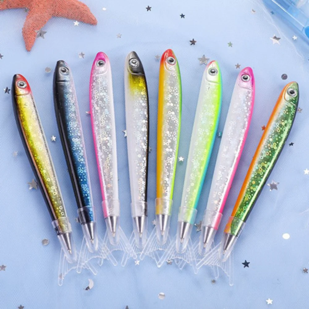 1pcs  New Creative Gel Pen Student Writing Tools Fish Shape Signature Pen School Office Supplies Special Design Writing Pen