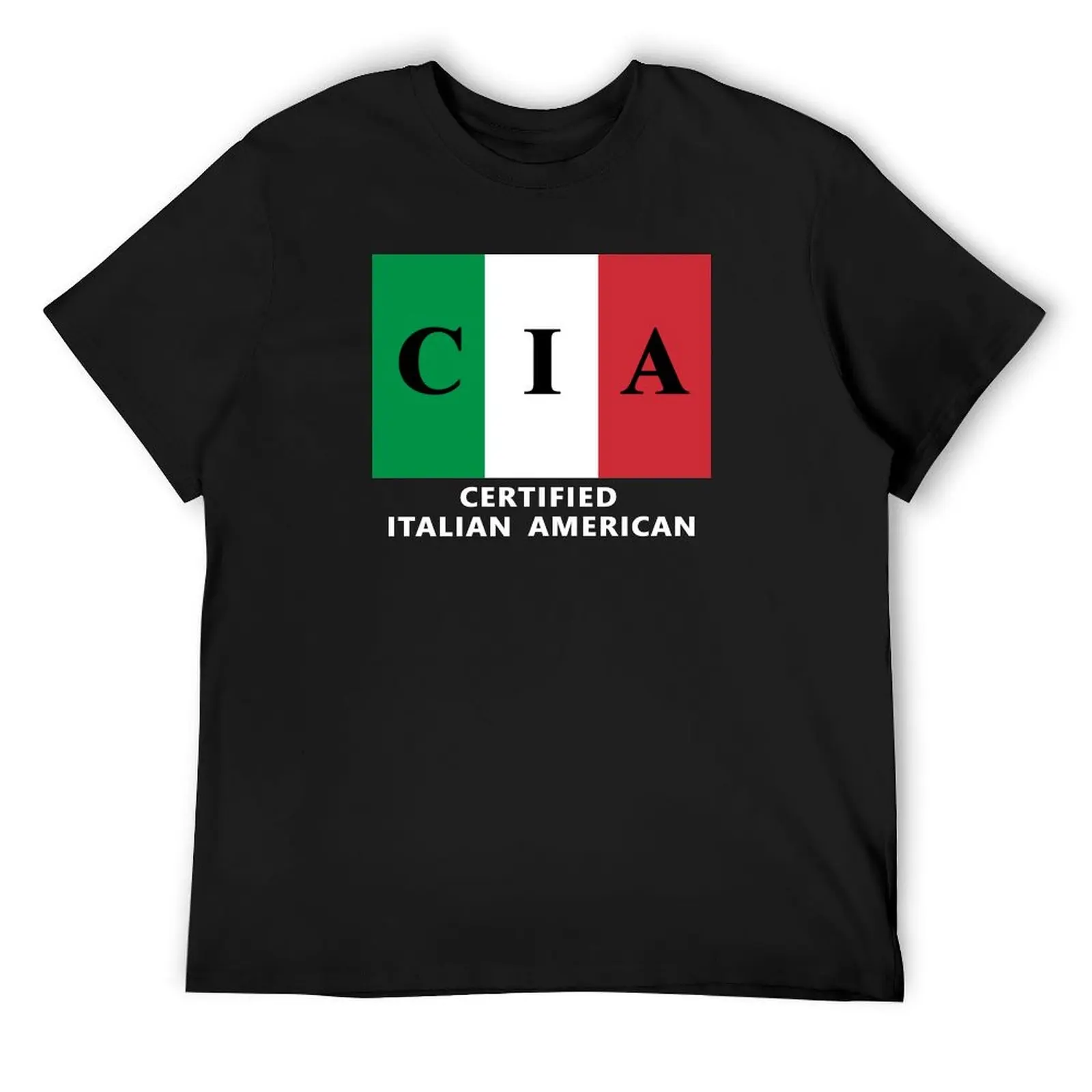 

Италия CIA - сертифицированная итальянско-американская футболка с графикой, хлопковые футболки с рисунком, мужская одежда