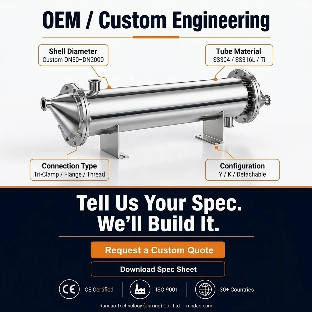 SS316L Sanitary Plate Heat Exchanger Mirror Polished CIP/SIP Compatible 2 Year Warranty 50kg Food Dairy Pharma Chemical