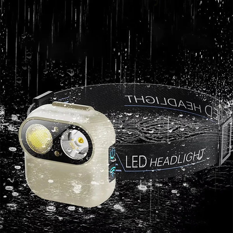 Search Light XPE LED Headlamp Powerful LED Work Light 800Mah 6 Gears For Outdoor Fishing Camping Hiking