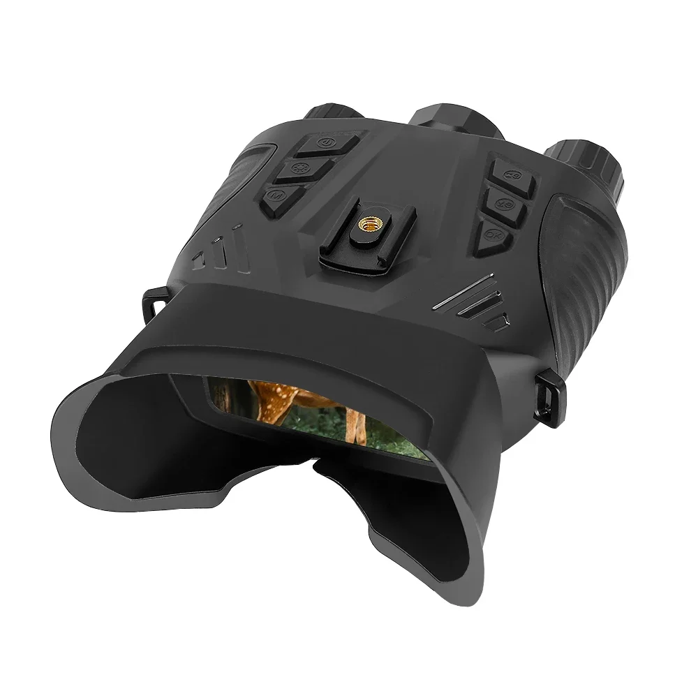 Ponbos DT69 WIFI Infrared Tactical Binocular Telescope Recorder 2.5K HD Head-mounted Full Color Night Vision for Hunting Camping