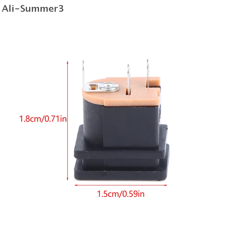 10 قطعة تيار مستمر مقبس الطاقة DC-015 جاك مع ثقب المسمار 5.5-2.1 مللي متر/5.5-2.5 مللي متر لوحة مربعة تصاعد 5.5X2.1 مللي متر/5.5X2.5 مللي متر #6