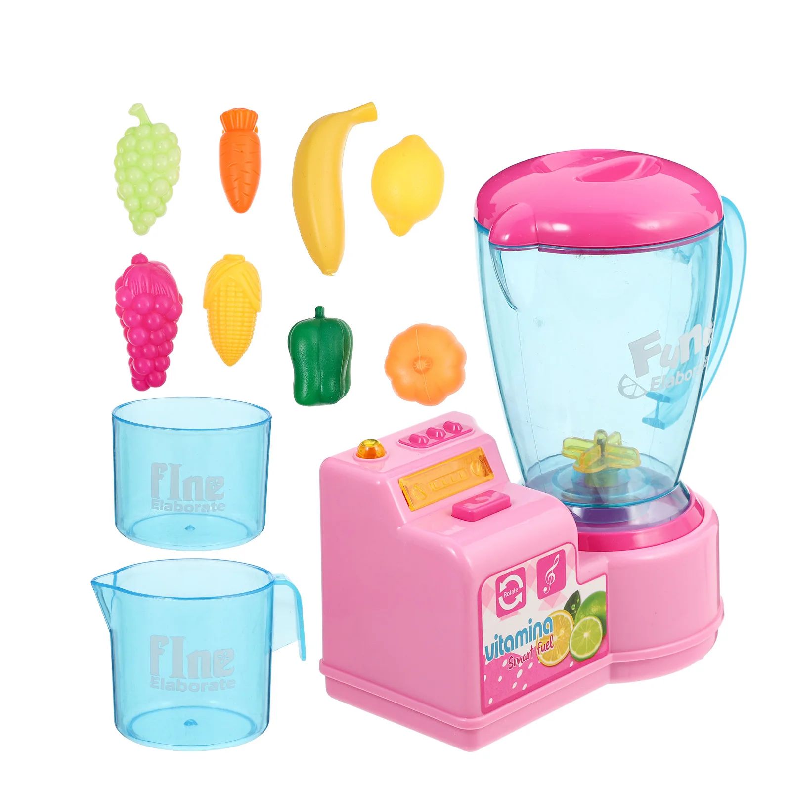 مجموعة واحدة من عصارة المطبخ المحاكاة، مجموعة تعلم تعليمية للأطفال، وظيفة الضوء الذكية، تصميم آمن