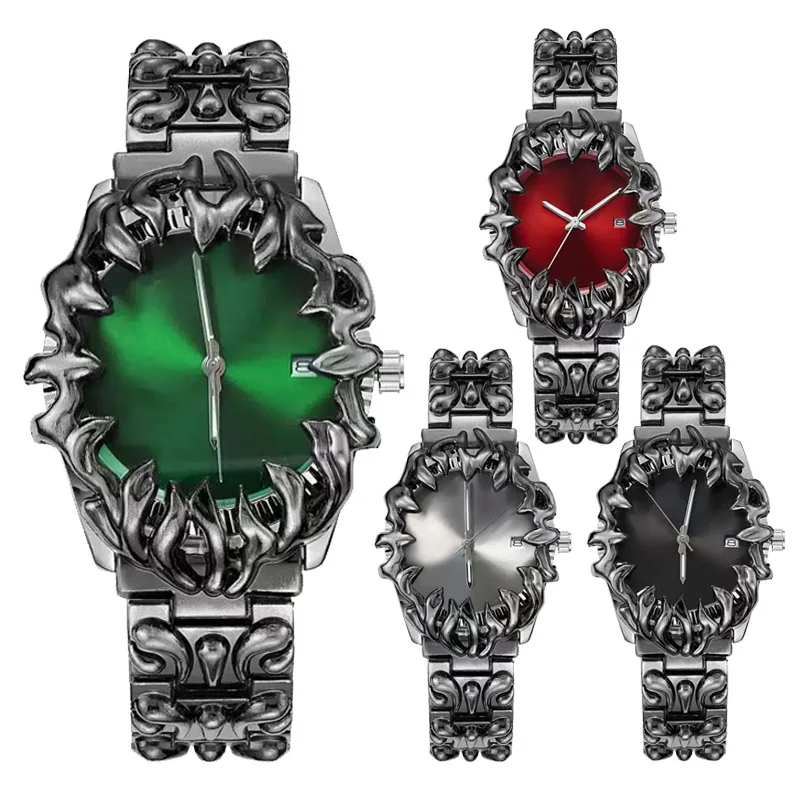 

Новинка 2025, Y2K Style Alien, винтажные часы с когтями, мужские водонепроницаемые кварцевые часы с высокой красотой, ins