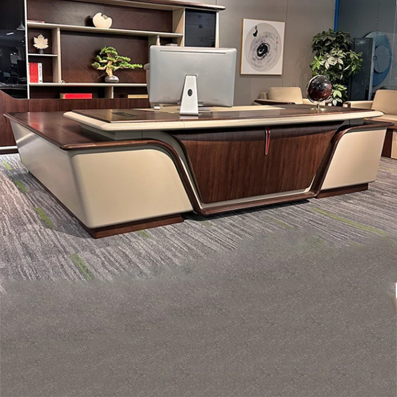 Drawers Luxury Office Desk Aesthetic Ladies Modern Laptop Office Desk Executive Modern Conference Escritorio Oficina Furniture
