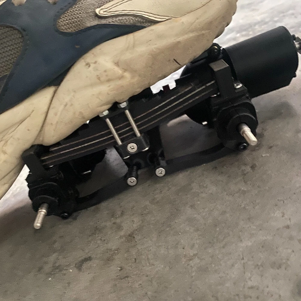 Suspensão de dureza de plástico para caminhão basculante 1/14 tamiya rc scania 770s volvo 750 mercedes-benz actros 3363 homem brinquedos peças de carro