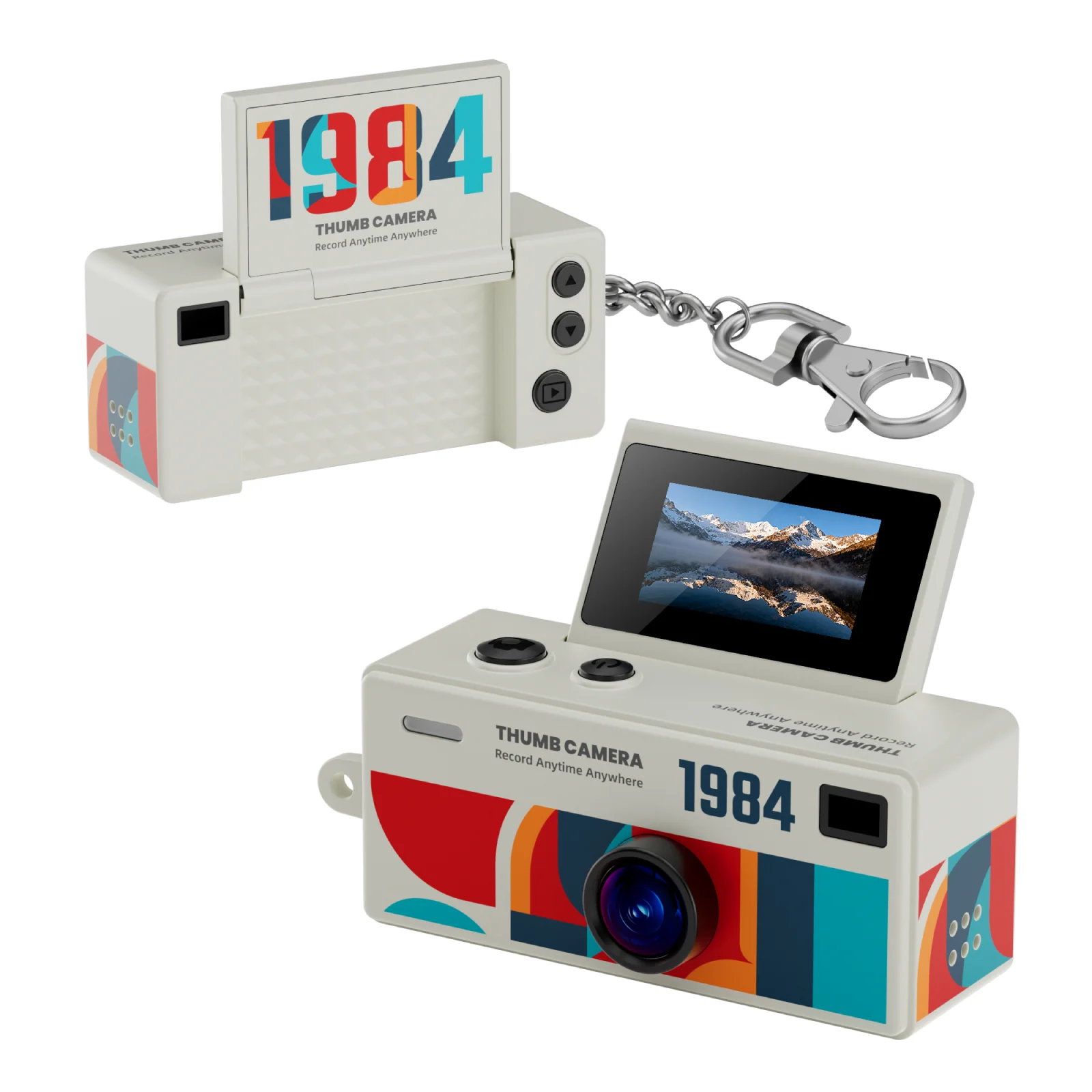 G62 Retro Mini Keychain Thumb Camera 1080P