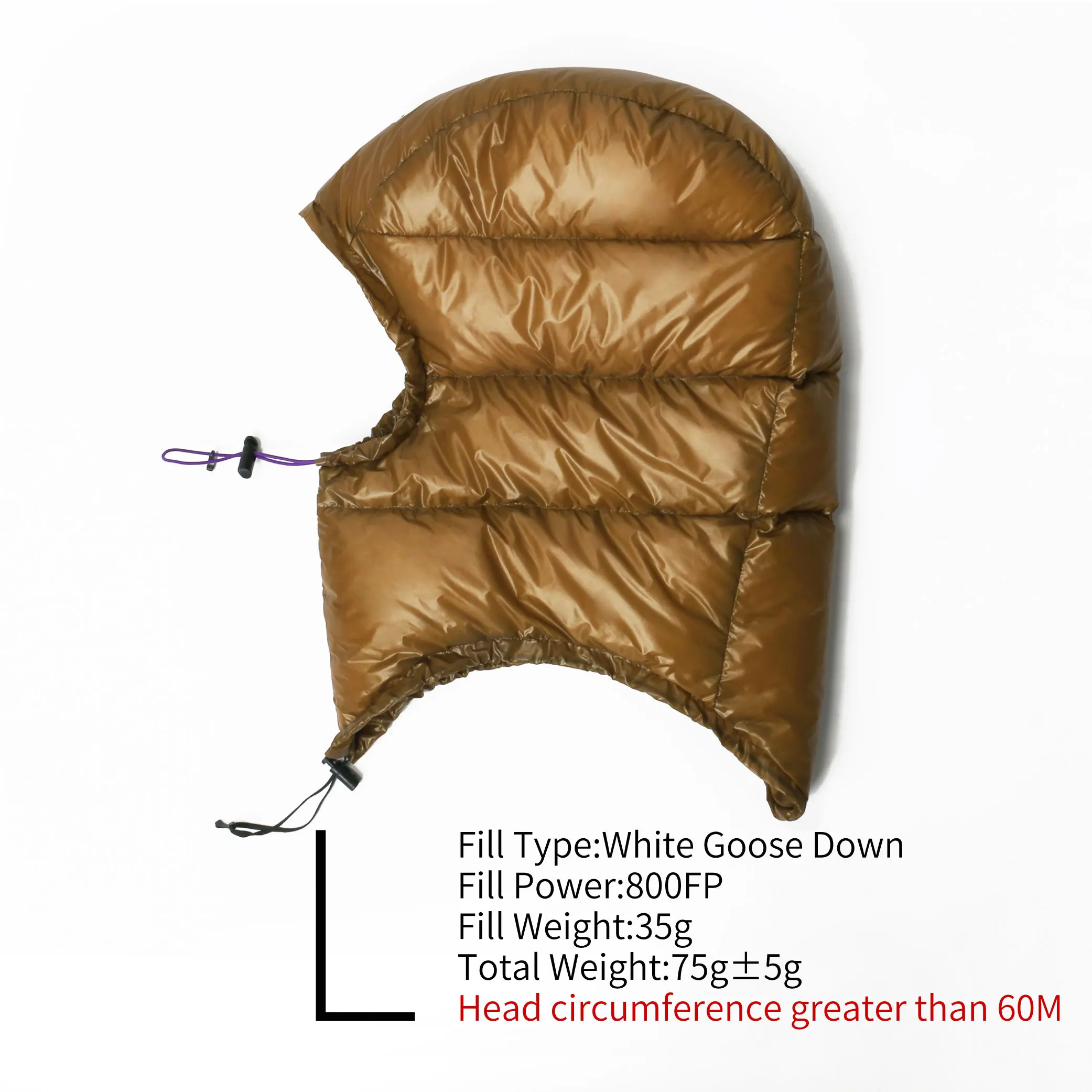 Aegismax Outdoor Wandelen Caps Hoed Ganzendons Camping Ultralight Slaapzak Accessries Koude Winter Warm Houden Voor Volwassen