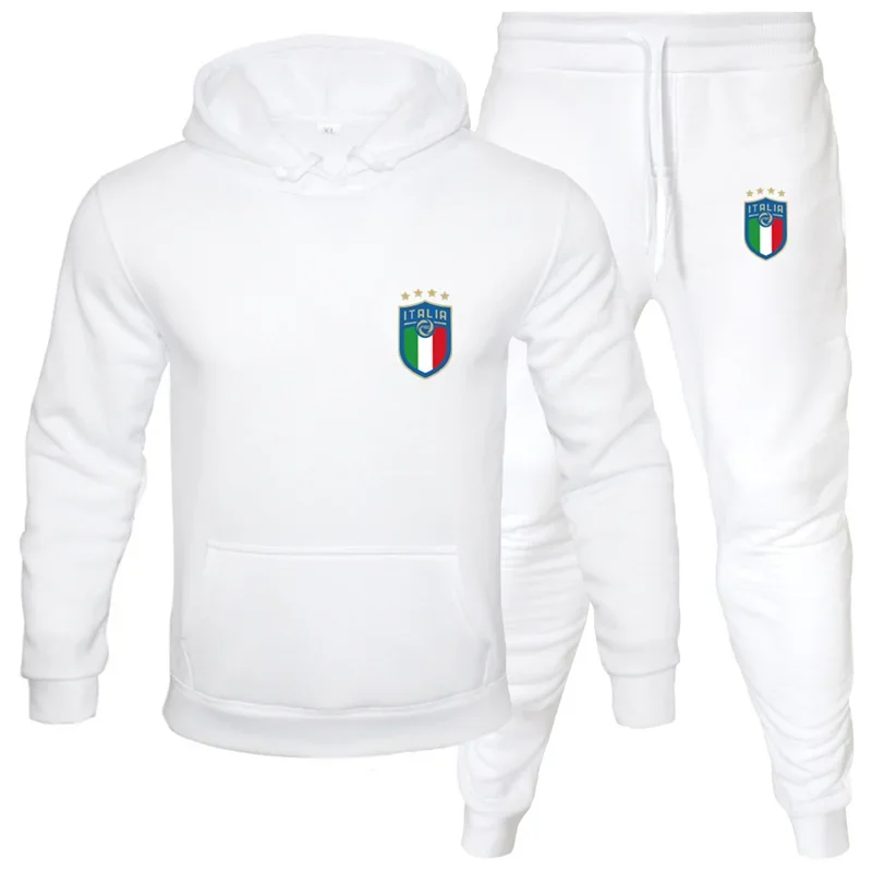 2024 nuove felpe con cappuccio autunno inverno + pantaloni Set due pezzi uomo donna felpe con cappuccio tute pantaloni Jogger vestiti spessi e caldi