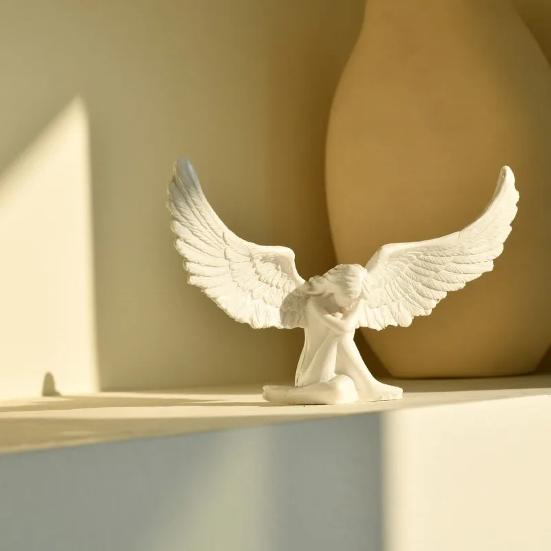 European Angel Muse Statue Resin Crafts Desktop Living Room Ornament Decoration Crafts Домашние Украшения Статуэтки