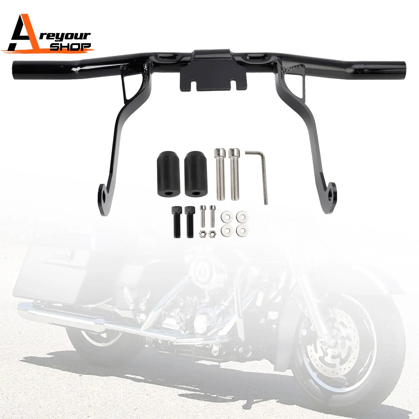 

Защитная рамка двигателя, защита от треш-бампера для Touring Glide Road King 2009, 2010, 2011, 2012, 2013,