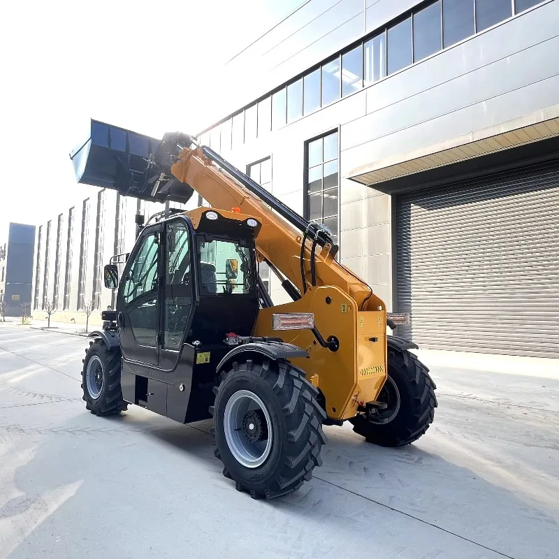 Customized Hydraulic 4X4 Telehandler Boom Lift Loader 3-5ton 7m-18m Forklift Telescopic Forklift With EPA Diesel Engine For Sale