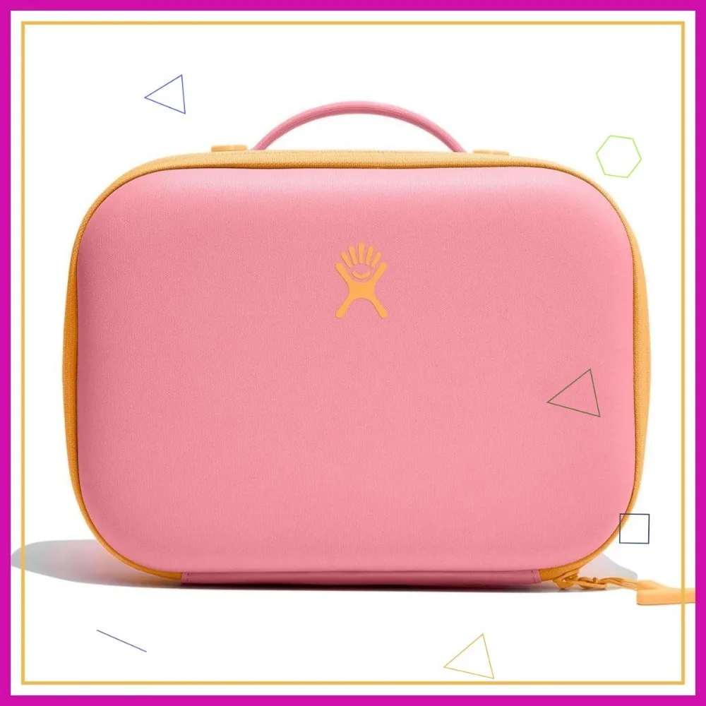 

Insulated Kids Lunch Box - Keeps Food Fresh, Easy to Clean & Carry in Pink