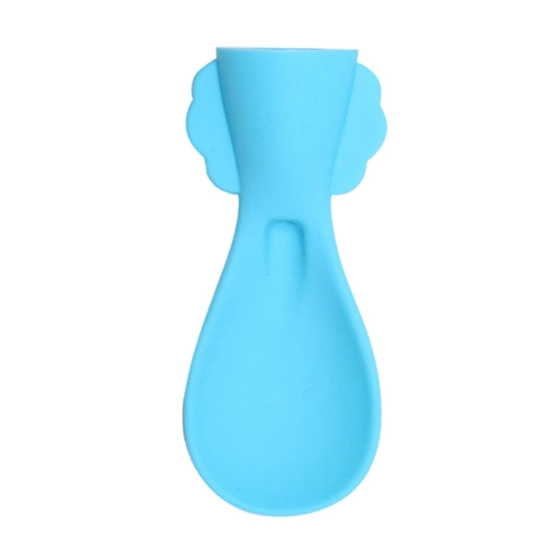 Universal Silicone Spoon for Baby Pouches Toddlers Training Rice Cereal Supplement Feeder for Kids Feeding