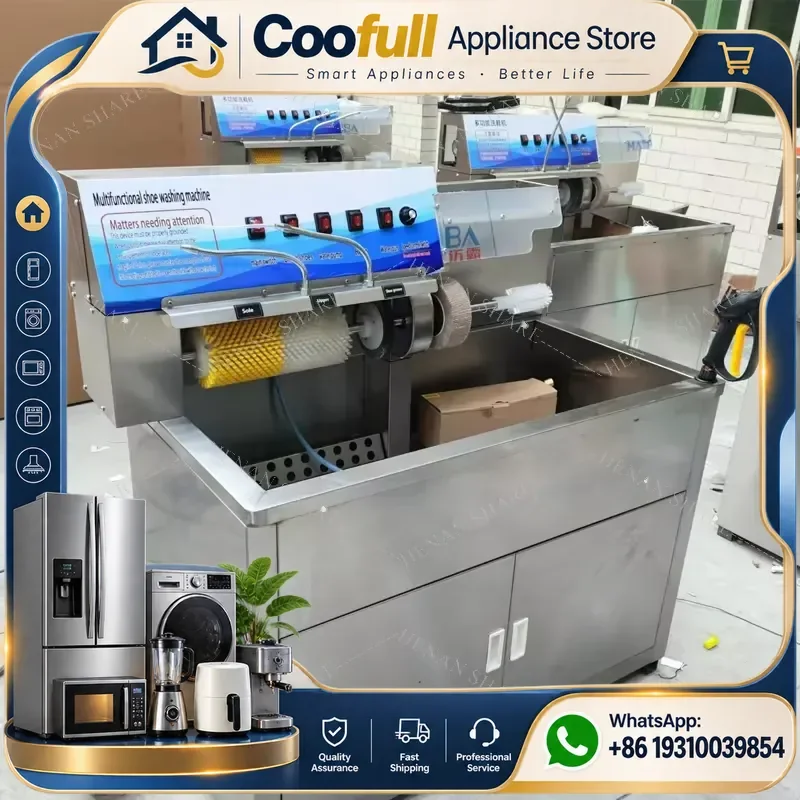 Stainless Steel Automatic Shoe Washing Machine Industrial Washer For Shoes Cleaning Heavy Duty Commercial Use