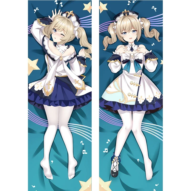 

2WAY игра Genshin Impact Barbara Dakimakura аниме наволочка для тела двусторонняя постельное белье наволочка для всего тела наволочка с принтом