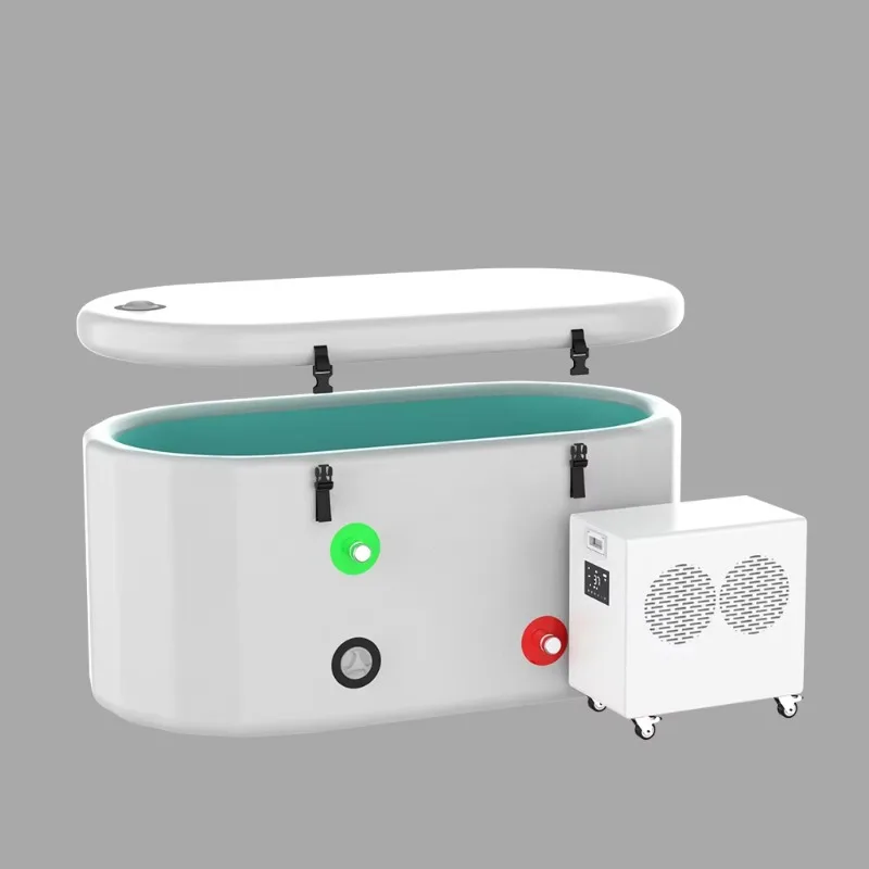 Freestanding Portable Inflatable Ice Bath Tub Eco-friendly PVC 150x80x65cm Cooling Unit for Water Chiller Cold Plunge Barrel