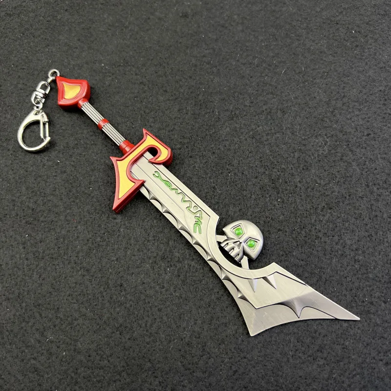 18cm Ashbringer World of Warcraft Weapon Alexandros Mograine Diamond Game Metal Katana Samurai Sword Model Crafts Gifts Toys