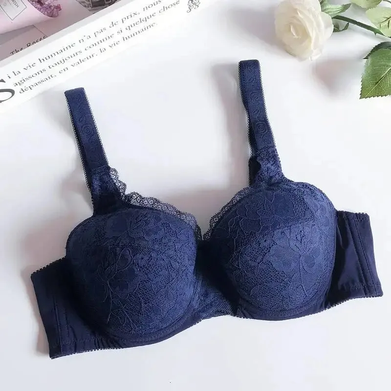 

Plus B C D E F G H Cup 34 36 38 40 42 44 Черный кружевной топ-бюстгальтер для женщин Большой размер Полное нижнее белье Бюстгальтер Mujer