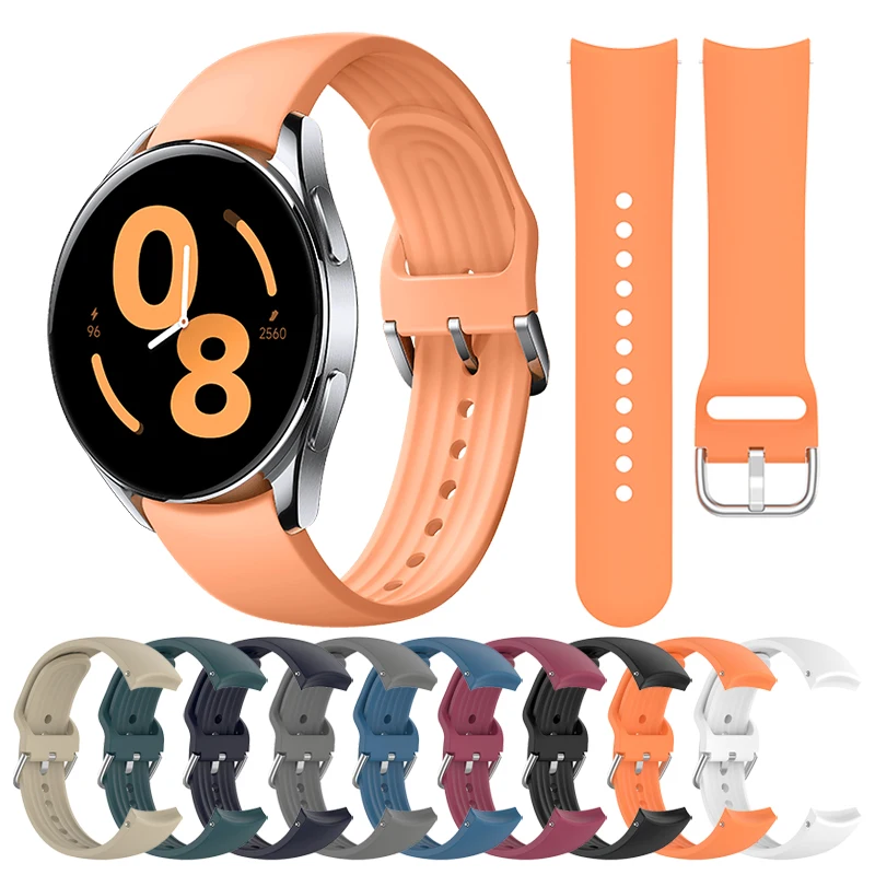 Curved end Strap for Xiaomi Watch S2 46mm 42mm Silicone Band for Mi Watch S1 Pro Wristband Replacement Watchband accessories