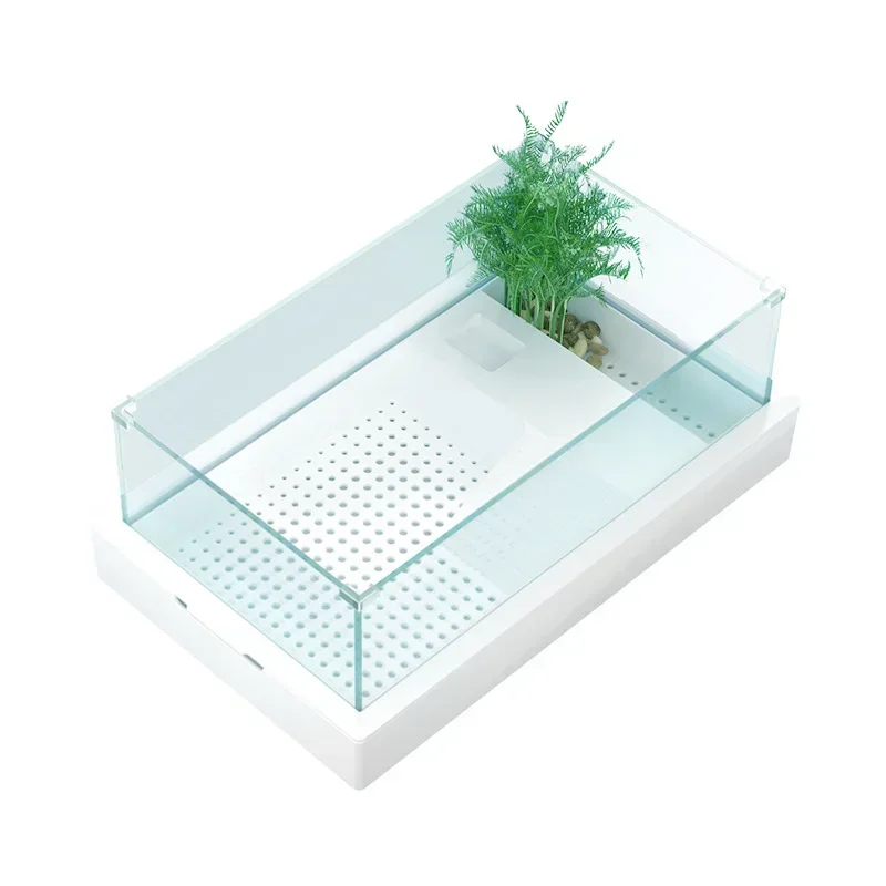 Transparent High-Quality Glass Large Turtle Ecological Tank with Climbing Platform Turtles Reptile Habitat Fish Tanks Aquariums