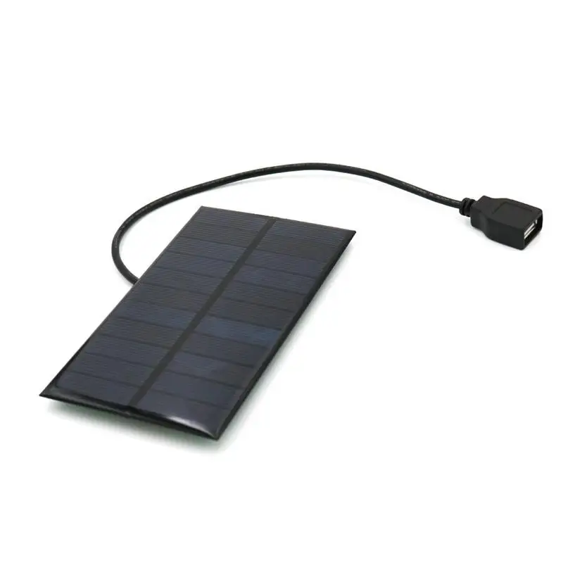 Mini Solar Panel 5.5V Solar Charger Portable Solar Power Bank For Cellphone Outdoor Hiking Camping Lanterns 124/200132/200