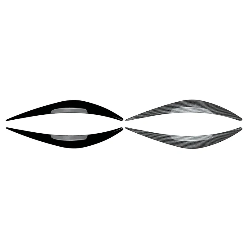 Car headlight headlamp eyelids eyebrow cover decorative trim for Infiniti Q50 Q50s Q60 2014-2023