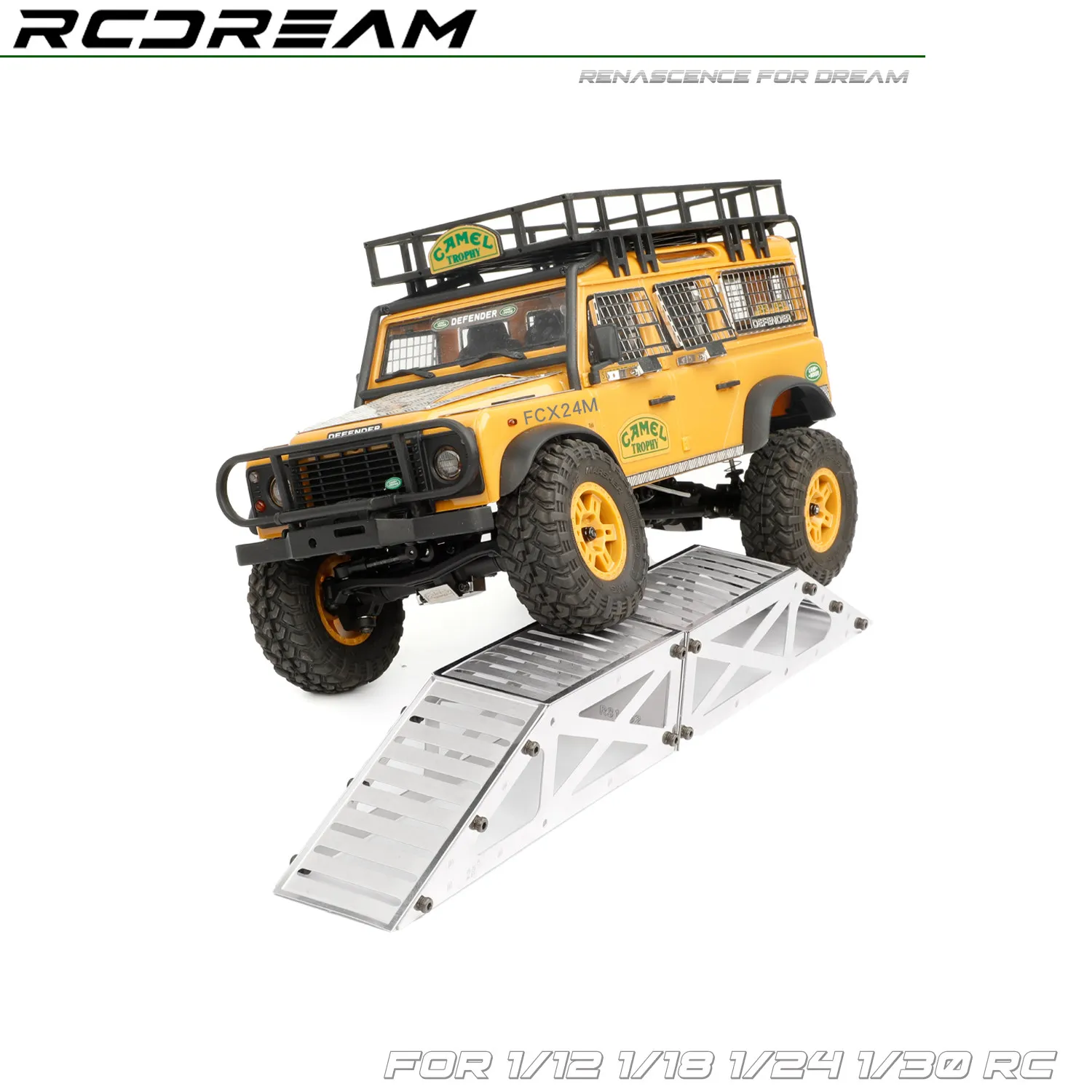 Rc 1/18 1/24 Model Car Climbing Scene Ornament Cross Axis Unilateral Bridge Repair Frame Roadblock