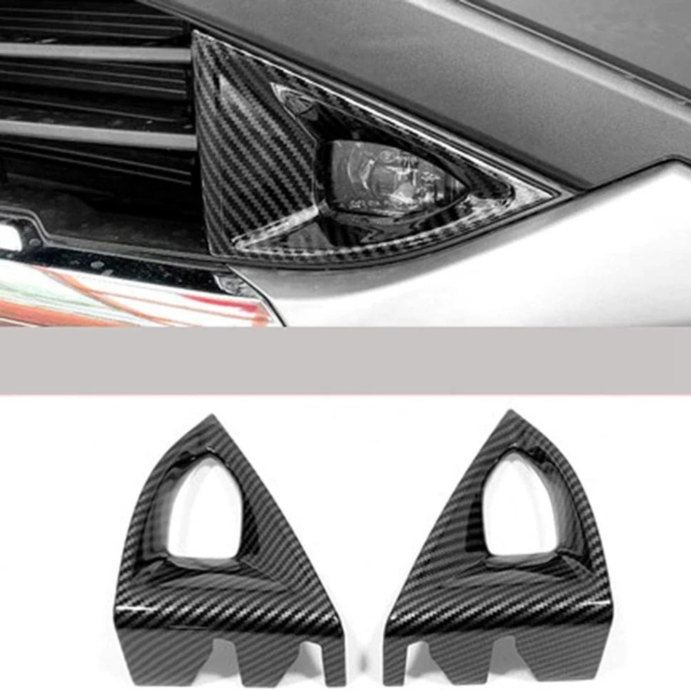 For Nissan X-Trail XTrail Rogue T33 2021 2022 Car Front Fog Light Lamp Cover Trim Decorative Frame Sticker Accessories