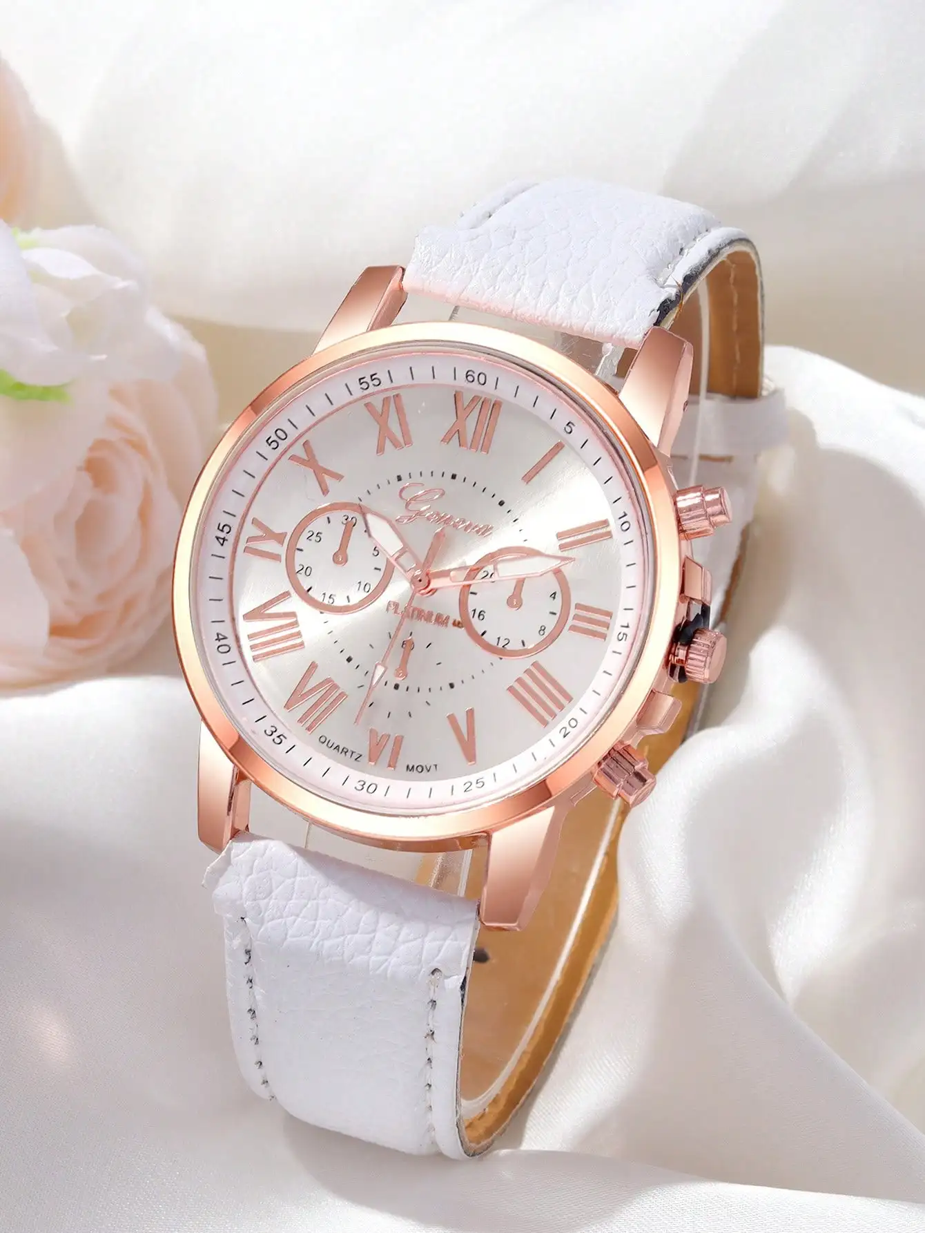 6 шт./компл. модные часы женские повседневные кожаные ремешки универсальные кварцевые часы с круглым циферблатом и набором браслетов с сердечками и деревьями