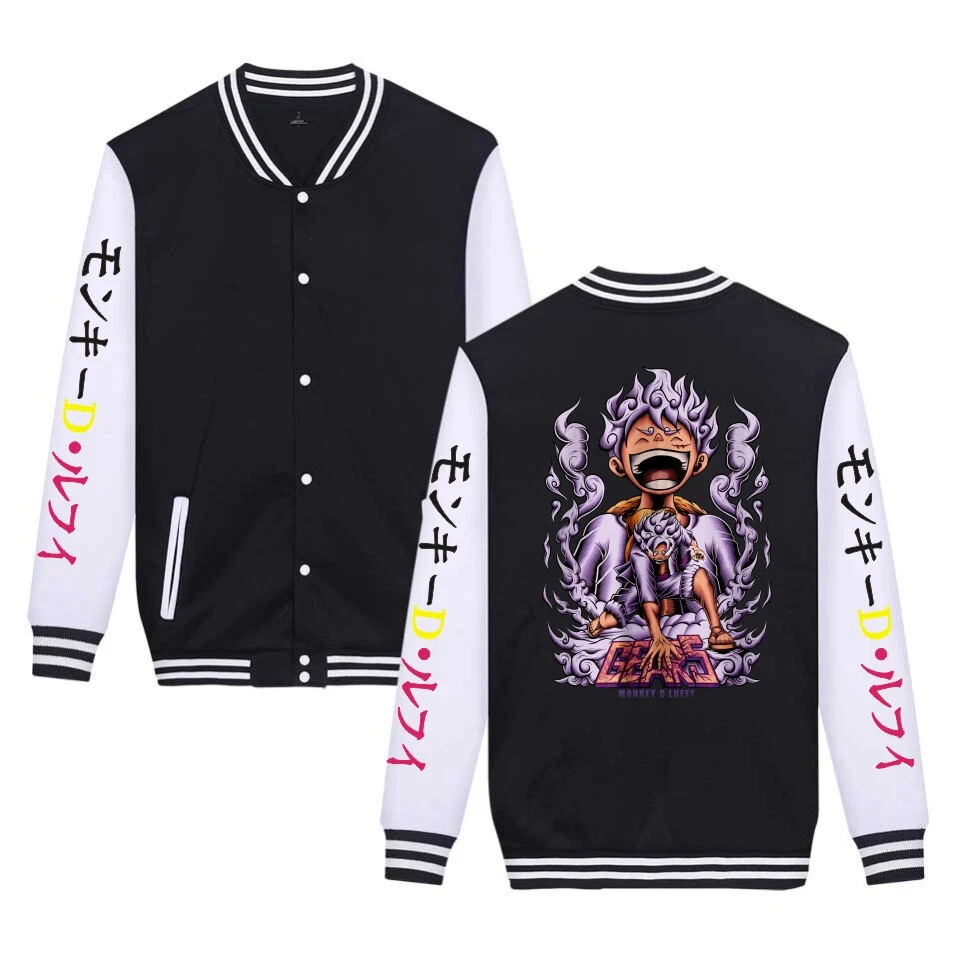 

One Piece Luffy Anime Manga Sweatshirt Hoodie Hooded Jacket Jacket Coat Polyester