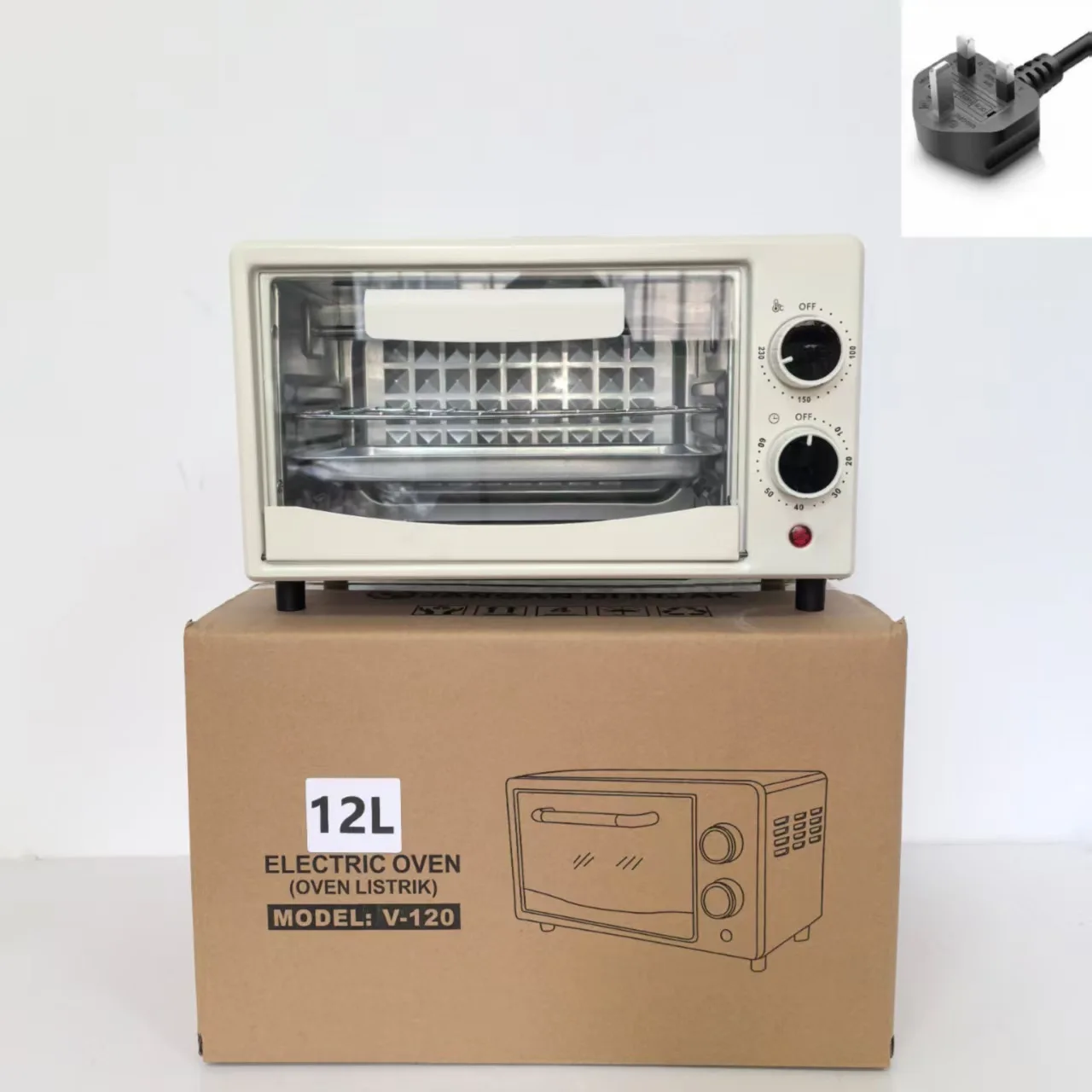 High Quality Kitchen Appliances 12L Mini Oil-Less Baking Machine  Multifunctional  Household Electric Oven  for Baking