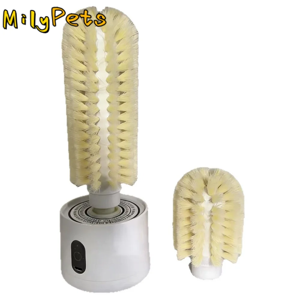 

360° Rotating Brush Electric Glass Cleaner Soft-bristle Brush Hanging Glass Cup Brush Non dirty hand Multi-functional