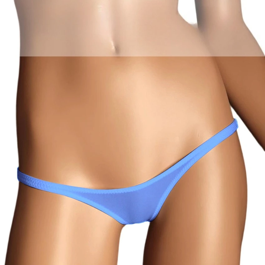 Ice Silk High Elastic Thong Low-rise Sexy Thin Women's Single Layer Underwear T6003