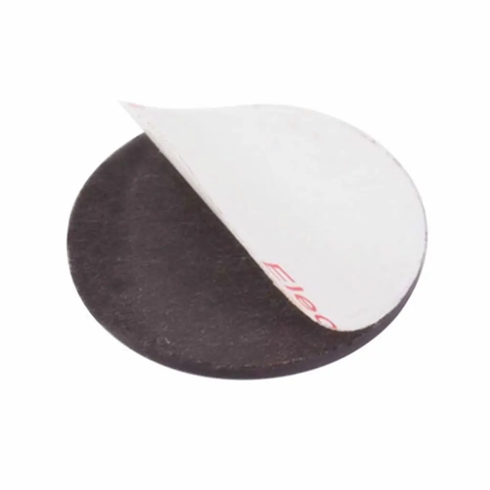 

40Pcs Self Adhesive Round Rubber Magnetic Fridge Magnets 33x2mm Black for Home Office Kitchen DIY Activities Rubber Magnet
