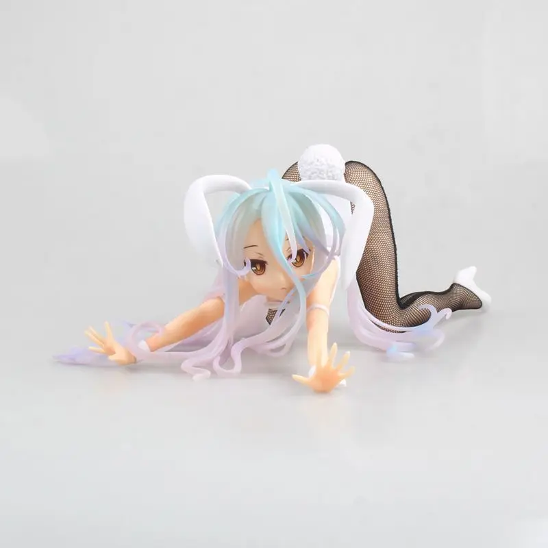 

Anime No Game No life Shiro Bunny Girl PVC Action Figure Collectible Model Doll Toy 25CM