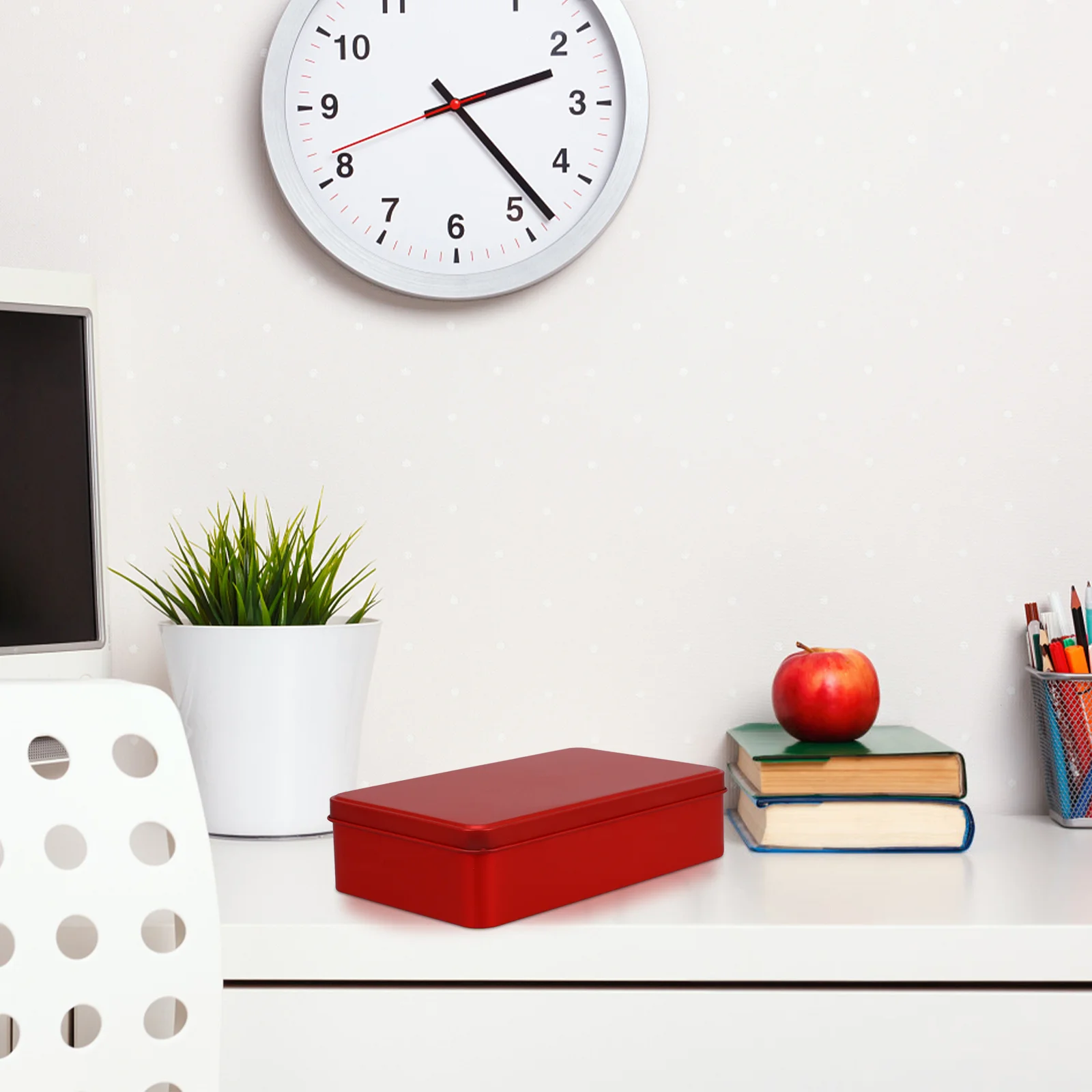 

3Pcs Small Metal Tin Box with Lid Portable Storage Container for Candies Cookies Crafts Travel Organizer Airtight Treats Holder