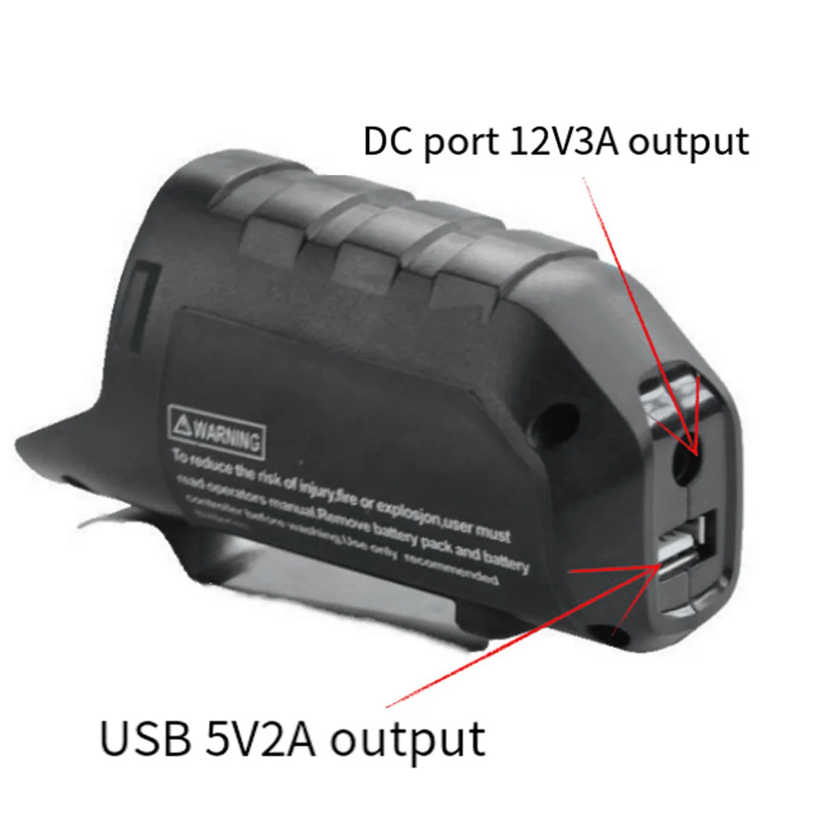 محول لبطارية ليثيوم 10.8 فولت 12 فولت أجزاء أداة الطاقة الكهربائية BHB120 شاحن موصل الطاقة USB