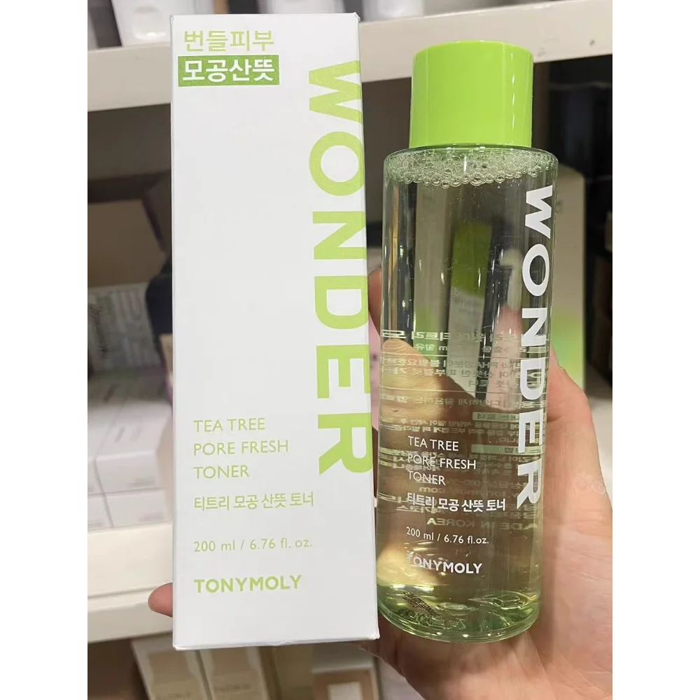 Korea TONYMOLY Tea Tree Pore Fresh Toner 200ml Oil-control Moisturizing Acne-treatment Soothing Balance Oil and Water Skin Care