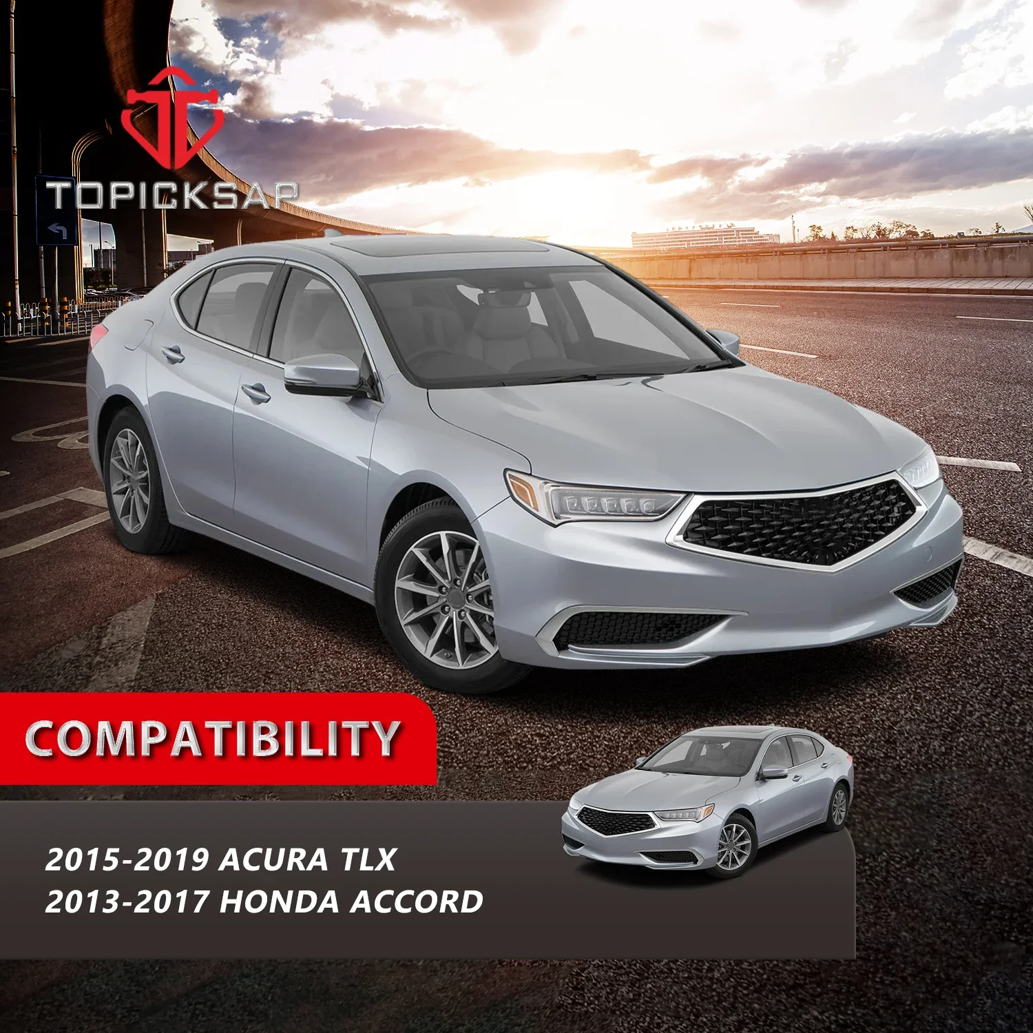 TOPICKSAP 2Pcs Front Sway Bar Link Assembly Kit for Honda Accord 2013 2014 2015 2016 2017 Acura TLX 2015 2016 2017 2018 2019