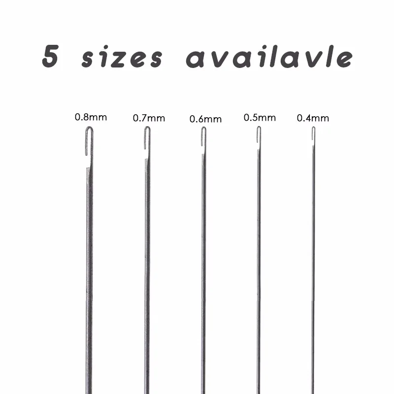 5PCS Super Long Stainless Steel Beading Needles 27CM Easy Jewelry Making Tools Beading Pins for Beading DIY Jewelry Making