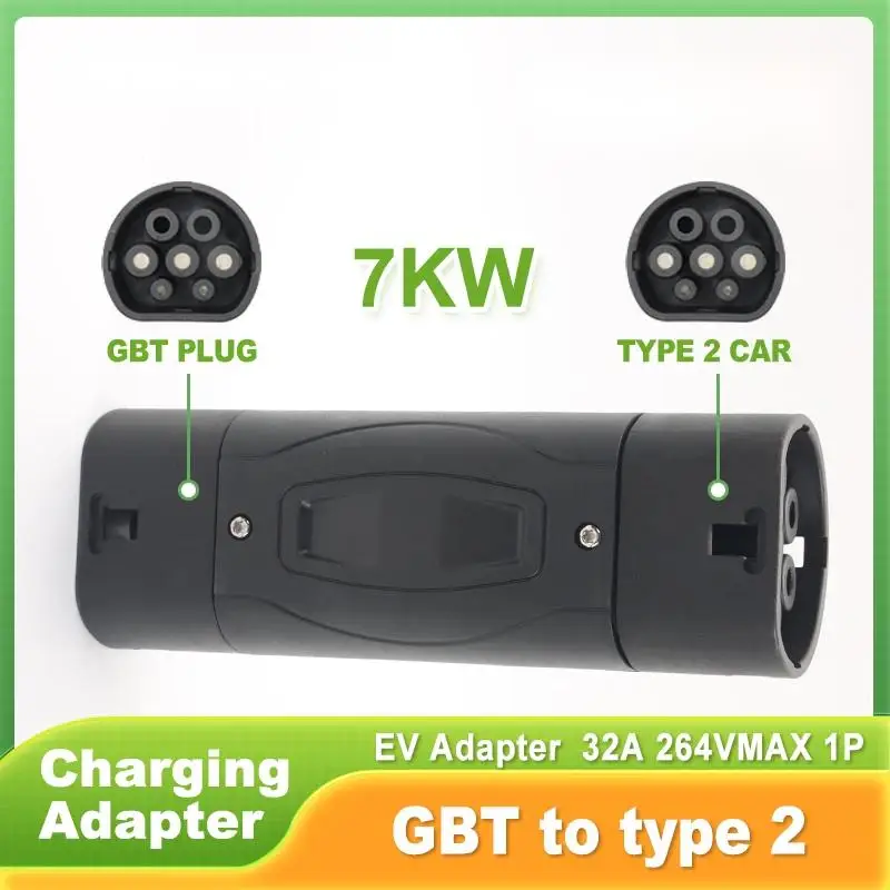 Biaoming GBT to Type 2 Adapter EV Charger Converter 16A 32A for EVSE Charging GB to IEC 62196 Type 2 Standard EV Charger Adapter