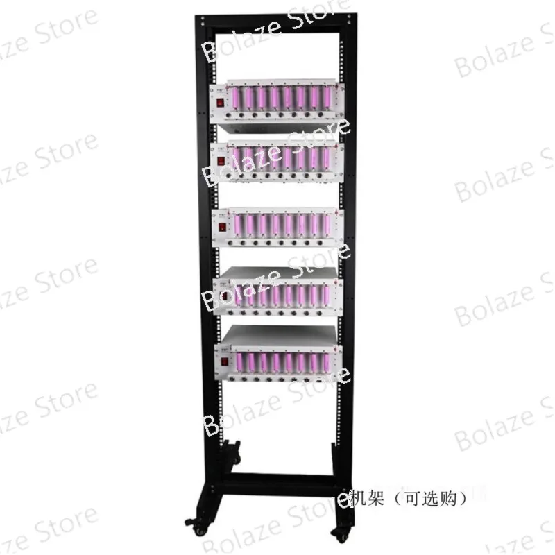 EBC-X 8-channel Battery Divider Cabinet Ternary Iron Lithium 18650 Battery Capacity Tester 10A Cycle