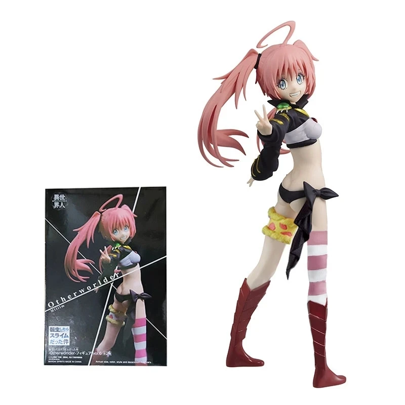 Anime Figure Milim Nava That Time I Got Reincarnated As a Slime PVC 16CM Cute Forked Hands Action Figure Model Kid Toys Gift