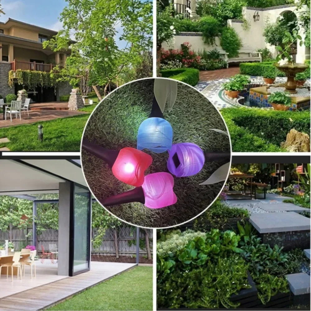 

New house Solar Simulation Tulip Outdoor Courtyard Garden Solar Simulation Landscape Lawn Light