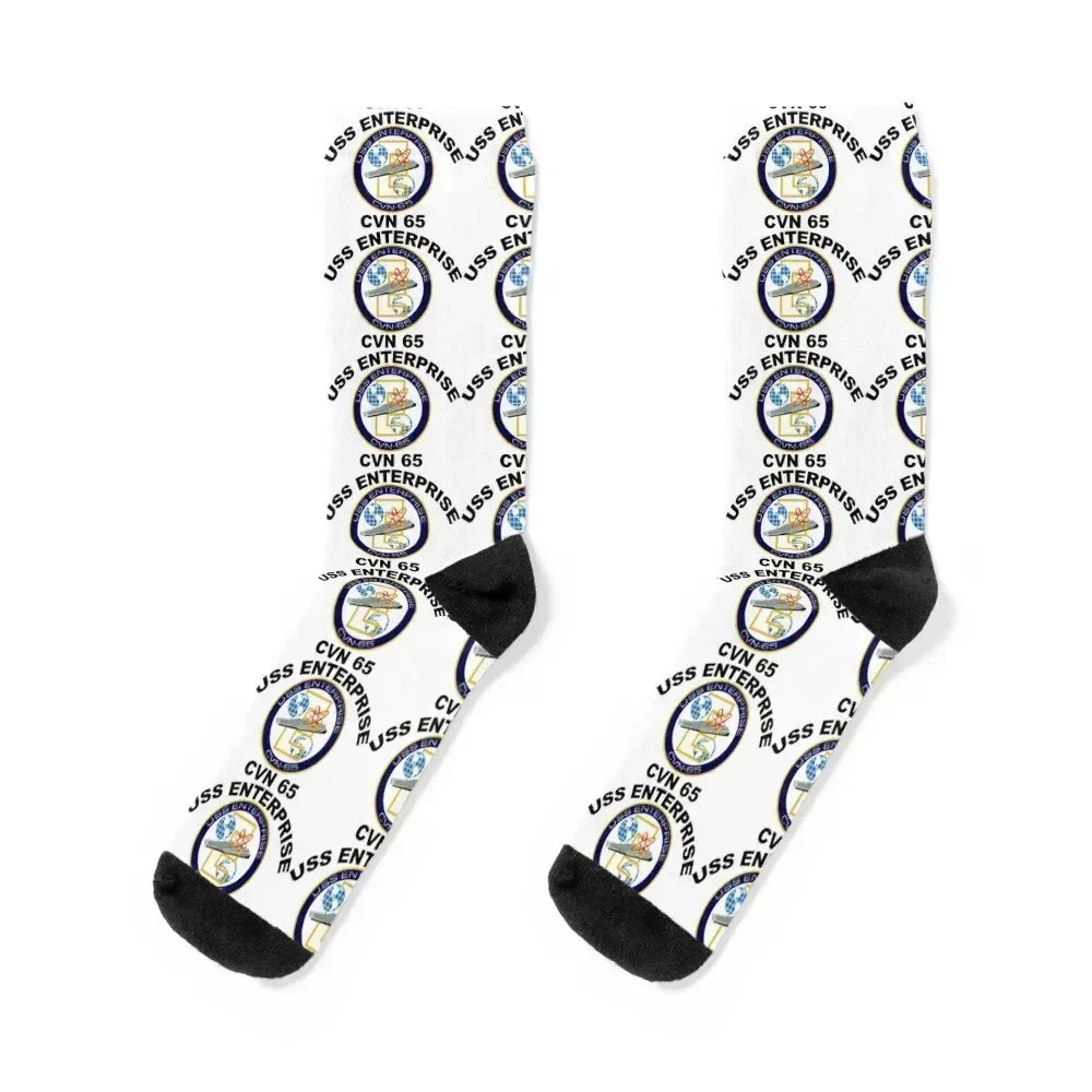 

USS Enterprise (CVN-65) Socks shoes retro FASHION valentine gift ideas Women Socks Men's