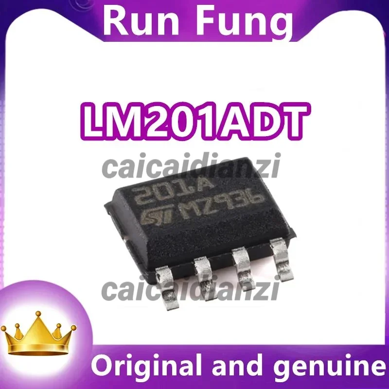10Pcs/Lot New Original   LM201ADT LM201  General Purpose Amplifier 1 Circuit 8-SOIC