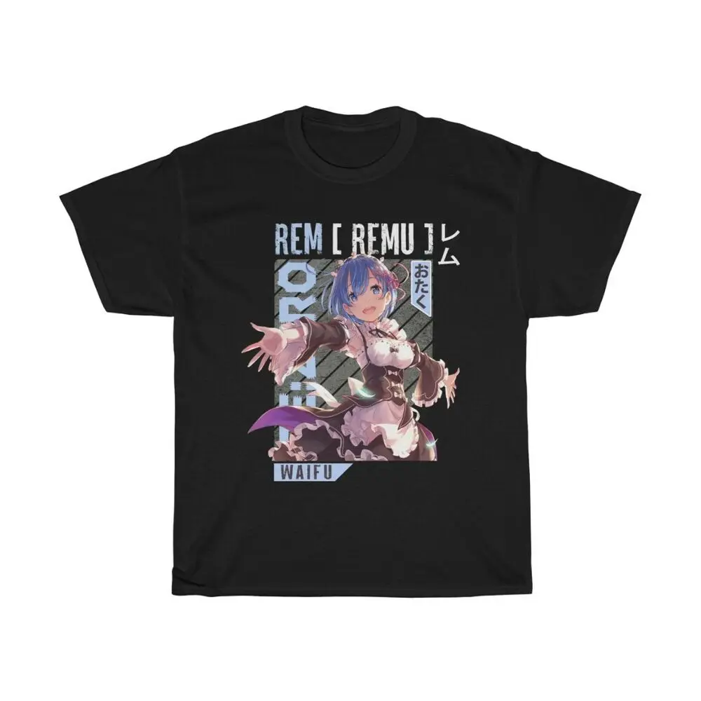 Rem Re Zero Anime,Cute Re Zero Ram,Subaru,Japanese,new Unisex Shirt